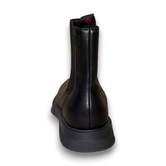 HUGO Lenner Chelsea Boots Men's Black Leather US 9 (UK 8 EU 42) MSRP $232 - Picture 3 of 4